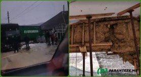 De doi ani cu casa dărămată de un camion, un bărbat se plânge că încă nu a primit despăgubiri